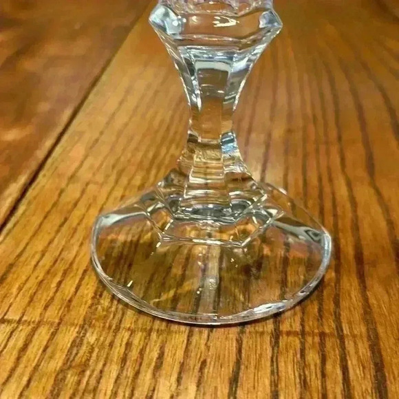 3 Vintage Crystal Candle Stick Holders Perfect For Holidays/Christmas/Home Decor - Picture 5 of 9